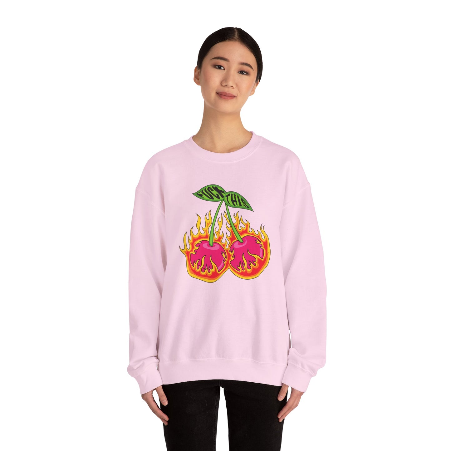Fuck This Cherries Crewneck Sweatshirt