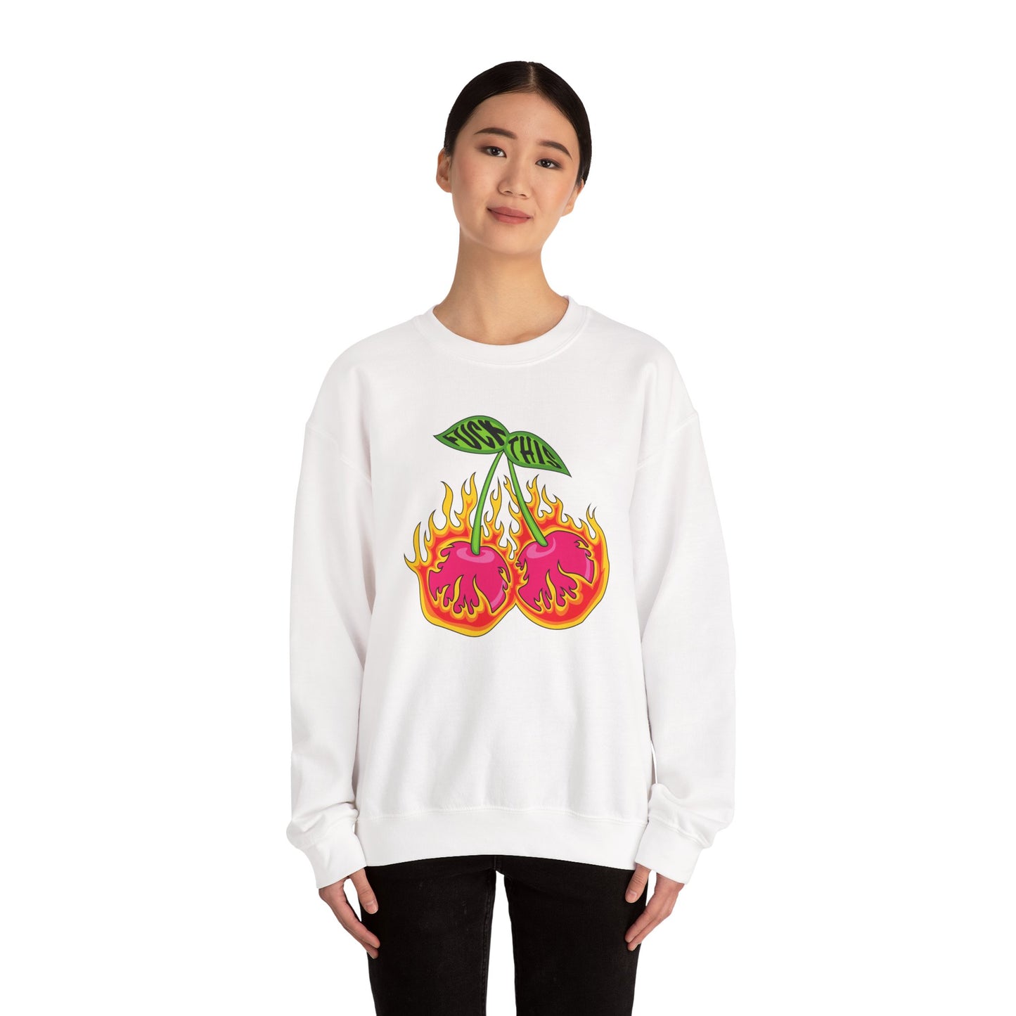 Fuck This Cherries Crewneck Sweatshirt