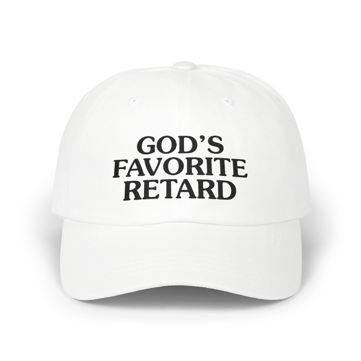 God's Favorite Retard Baseball Cap