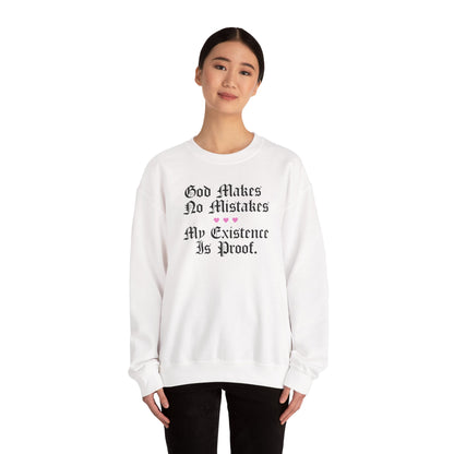 God Makes No Mistakes Crewneck Sweatshirt