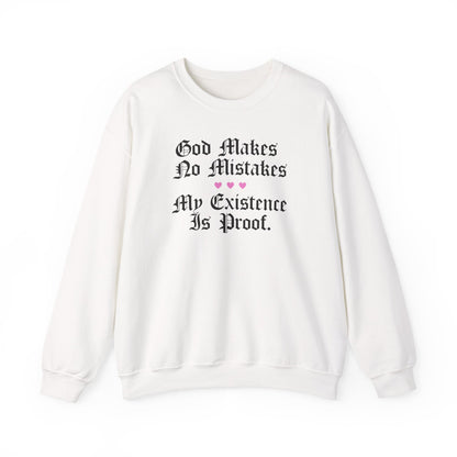 God Makes No Mistakes Crewneck Sweatshirt