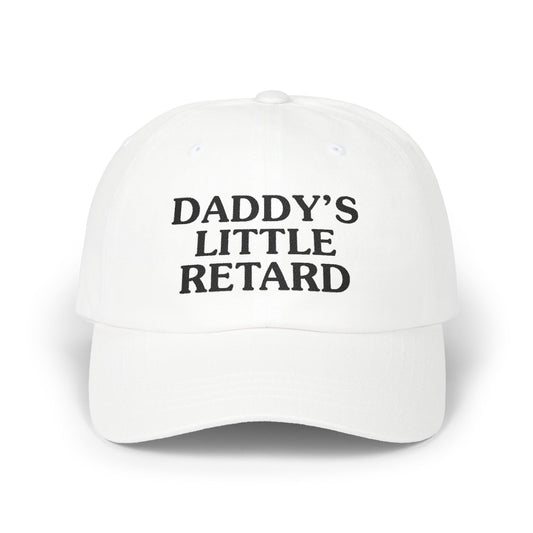 Daddy's Little Retard Baseball Cap